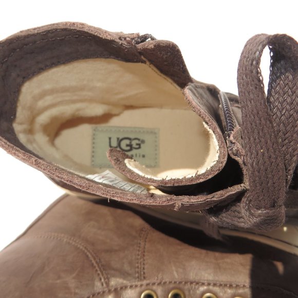 UGG Australia Sneaker Blaney Kids size 3 Tasseled High Top NEW Women 5 US EU 36 - Picture 12 of 12